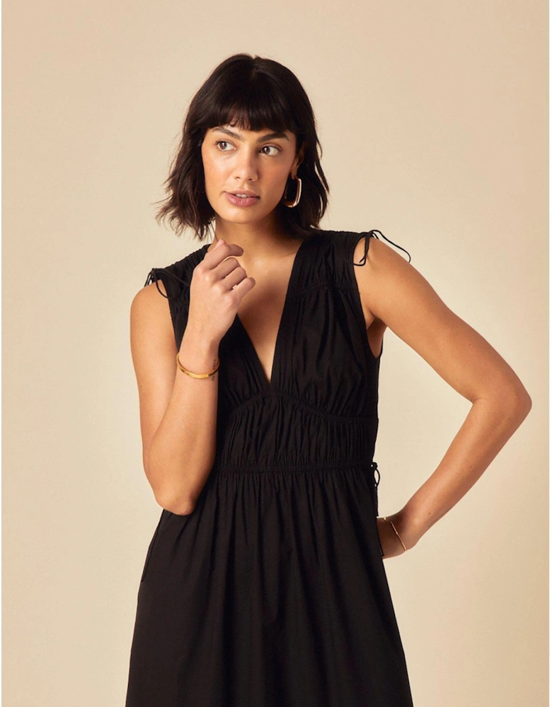 Ianthe Midi Dress - Black