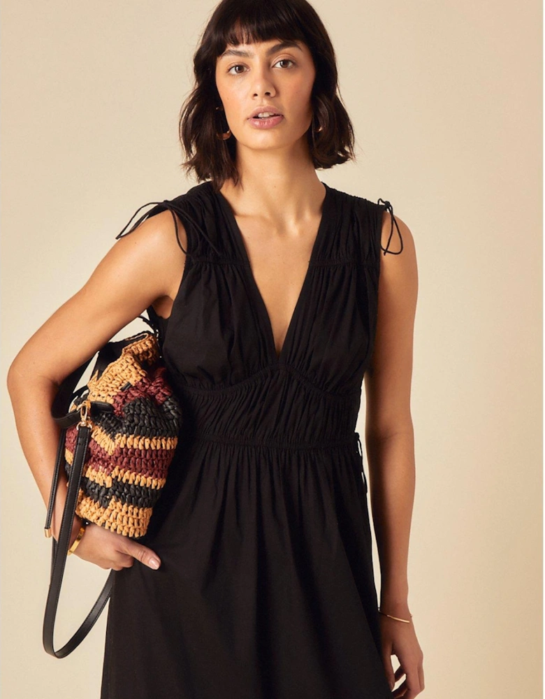 Ianthe Midi Dress - Black