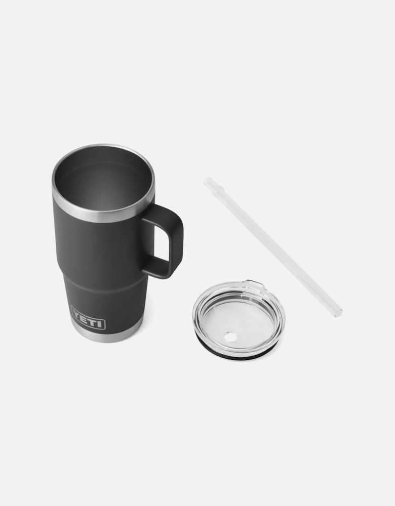 Rambler 25oz Straw Mug Black