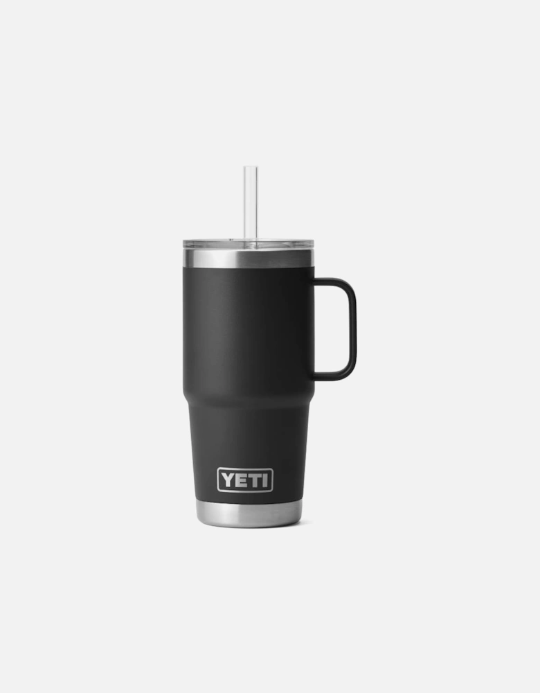 Rambler 25oz Straw Mug Black