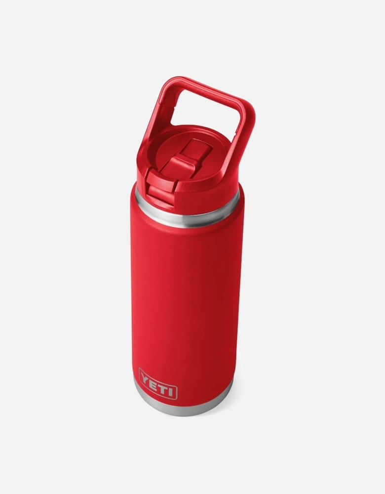 Rambler 26oz Colour Straw Bottle Red