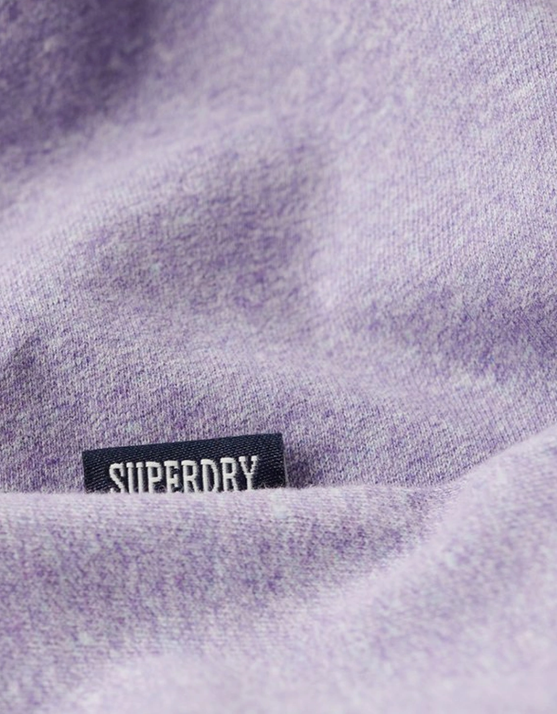 Men's Essential Logo Embroidered Tee Iris Purple Marl