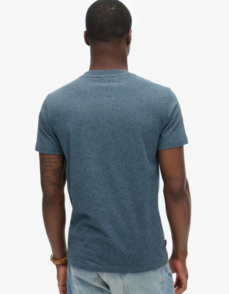 Men's Essential Logo Embroidered Tee Scorched Teal Grit