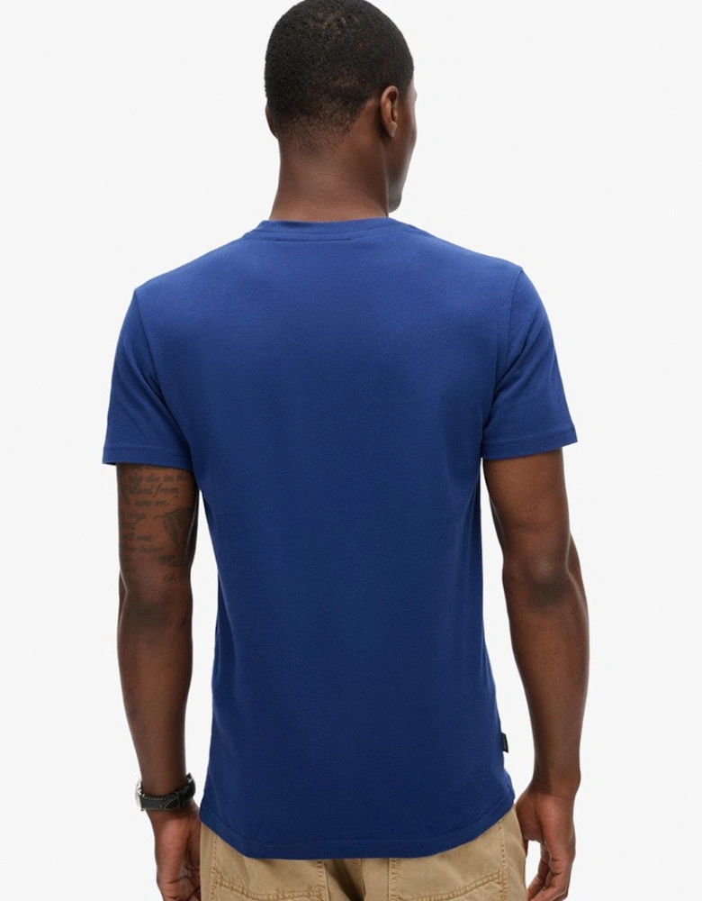 Men's Essential Logo Embroidered Tee Supermarine Navy