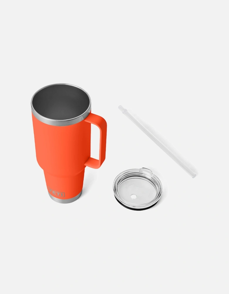 Rambler 42 Oz Straw Mug Papaya