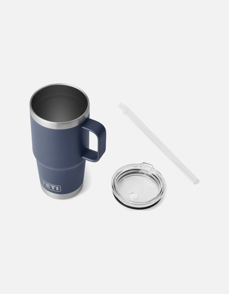 Rambler 25oz Straw Mug Navy