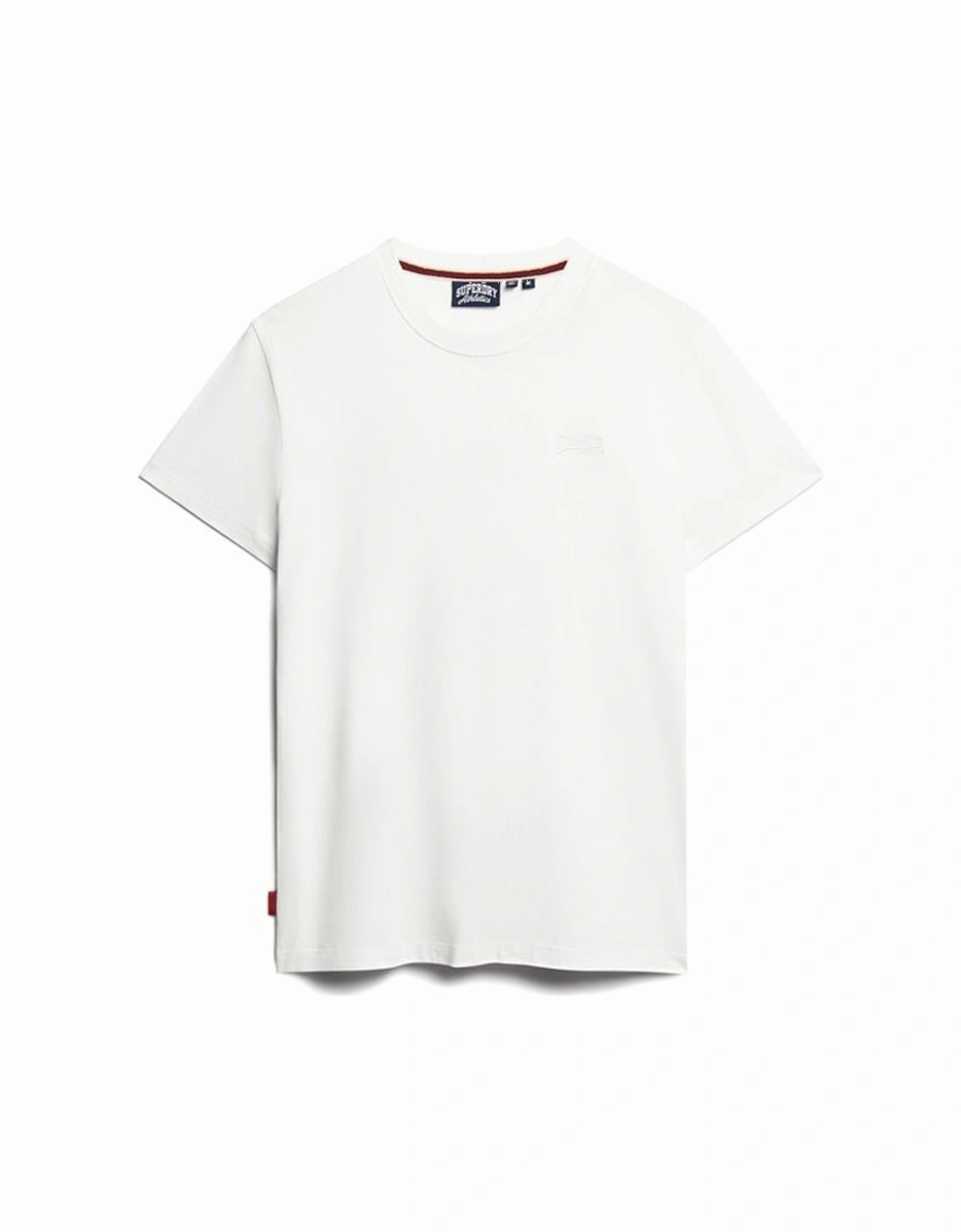 Men's Essential Logo Embroidered Tee Optic/Optic