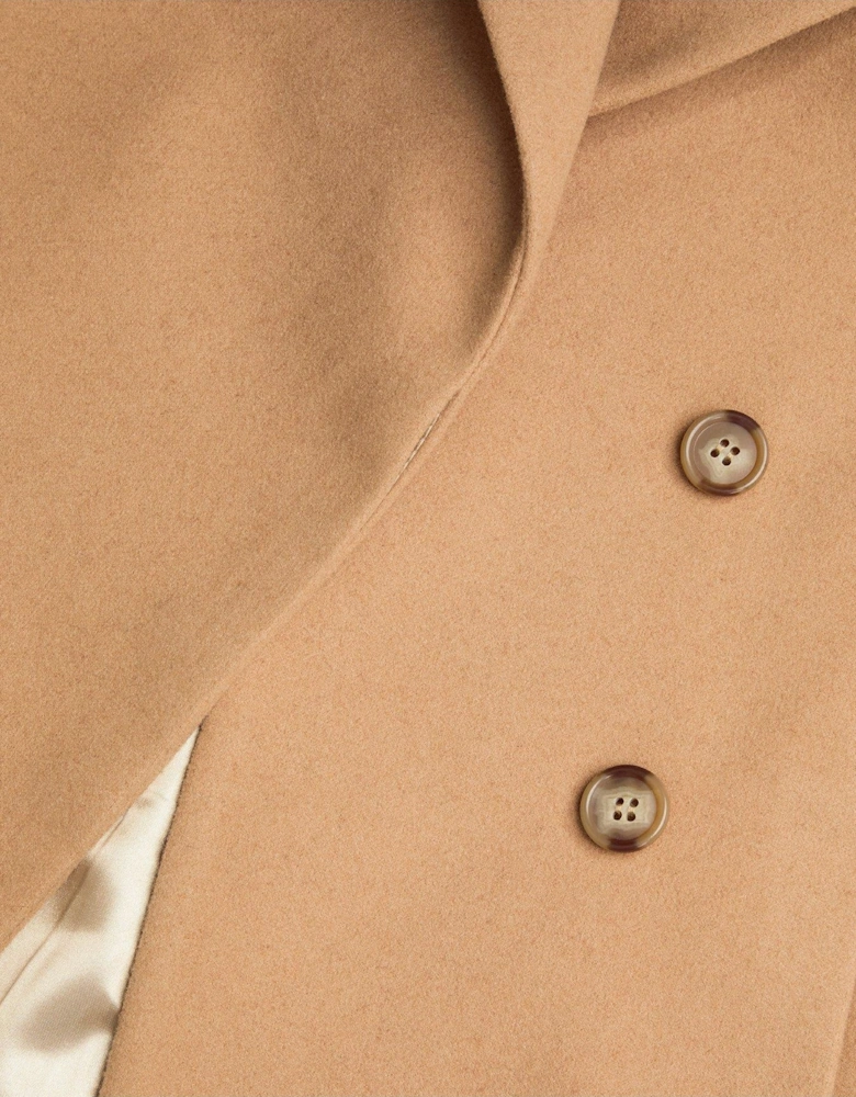 Girls Overcoat Coat - Brown