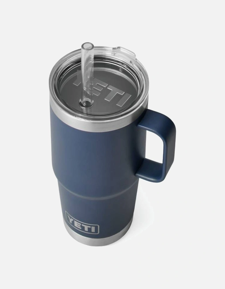 Rambler 25oz Straw Mug Navy