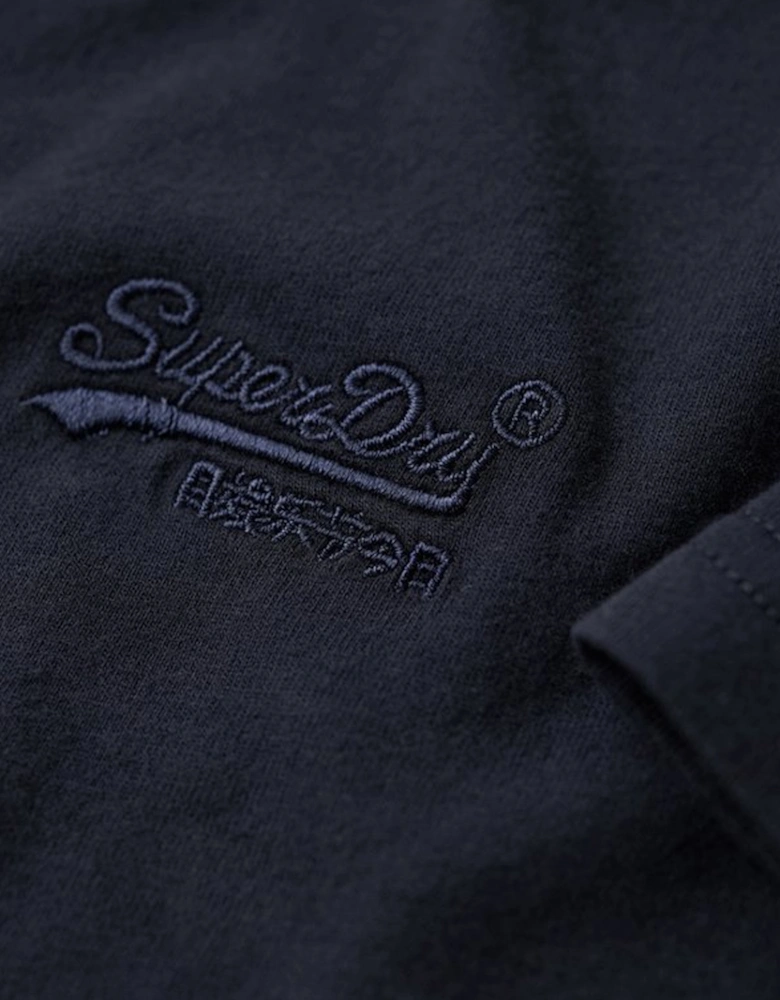 Men's Essential Logo Embroidered Tee Eclipse Navy