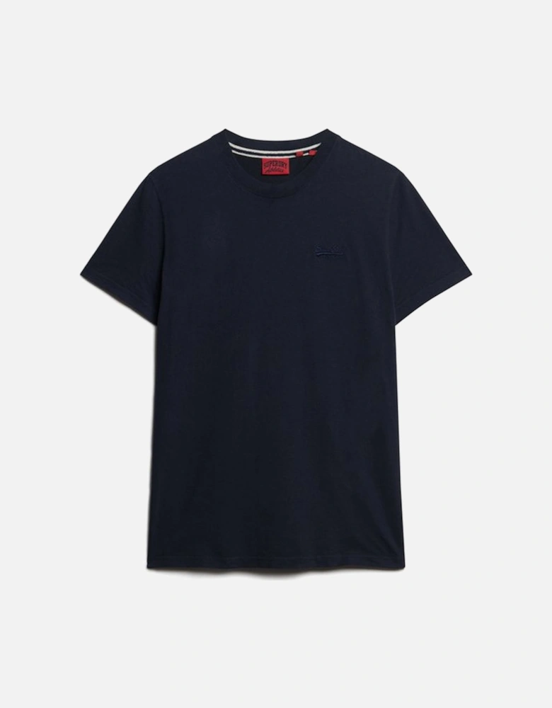 Men's Essential Logo Embroidered Tee Eclipse Navy
