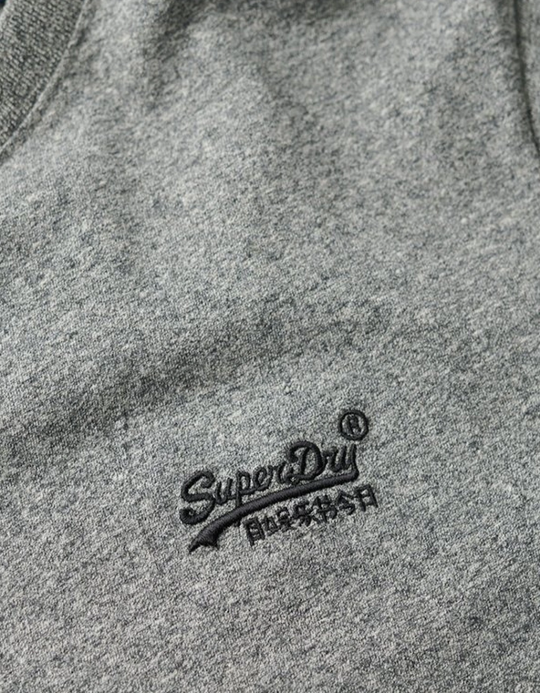 Men's Essential Logo Embroidered Tee Volcanic Black Grit