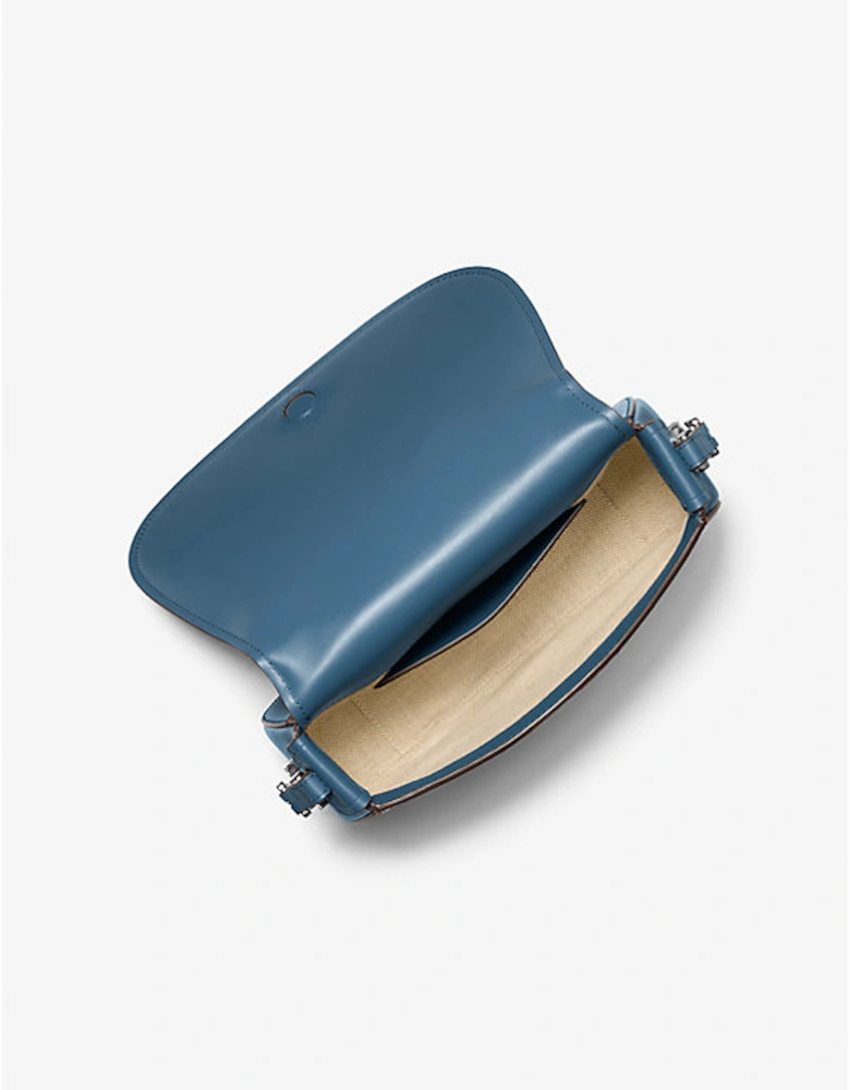 Lydia Medium Leather Messenger Bag