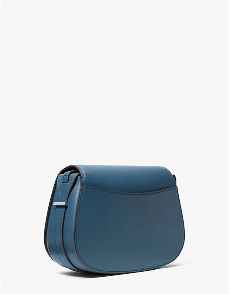 Lydia Medium Leather Messenger Bag