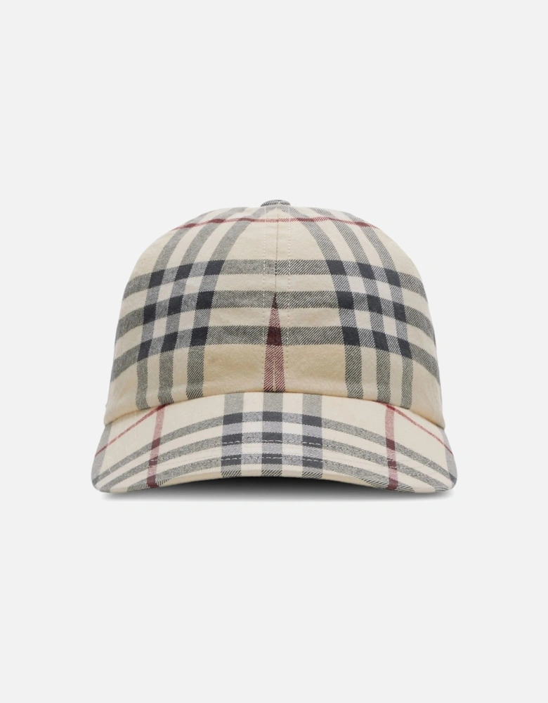 Archive Check Baseball Cap Stone