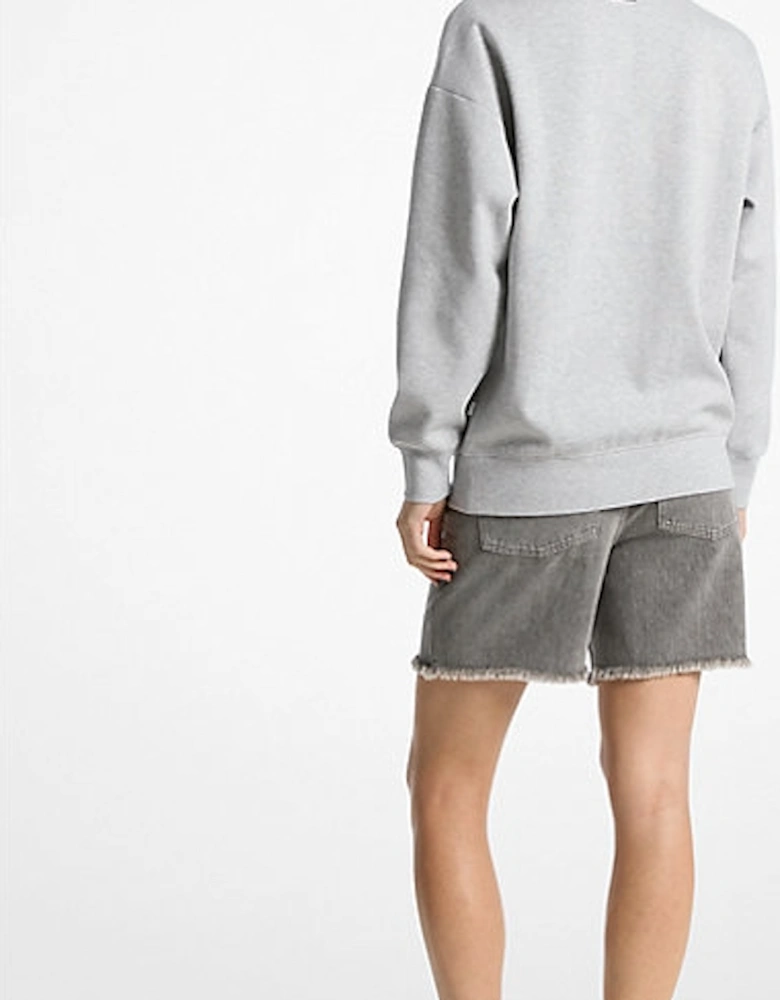 Embossed Logo Crewneck Sweater