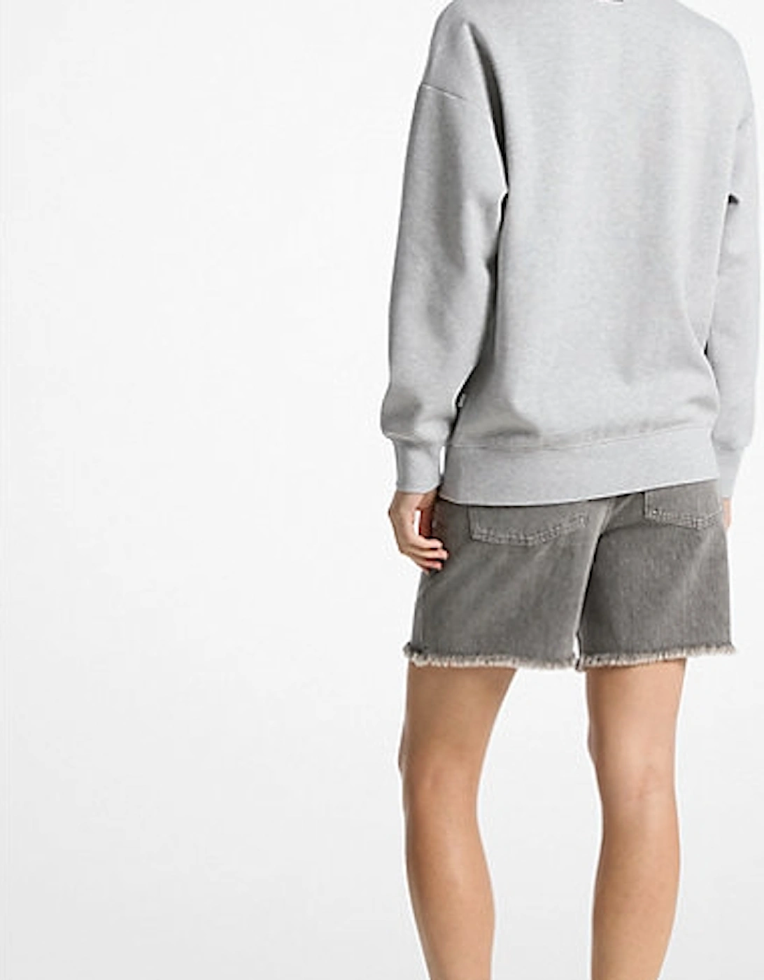 Embossed Logo Crewneck Sweater
