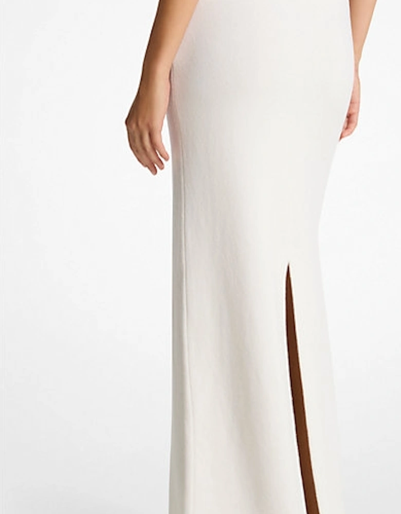 Cashmere Blend Maxi Skirt