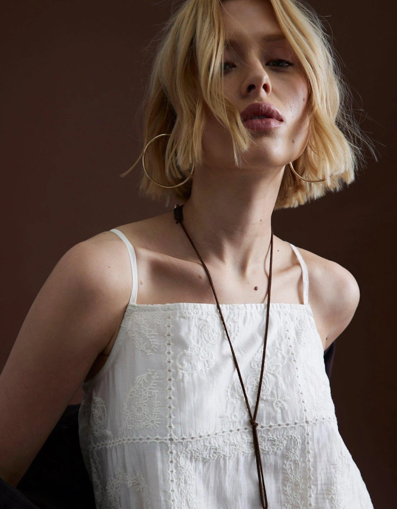 Hankerchief Cami - Cream