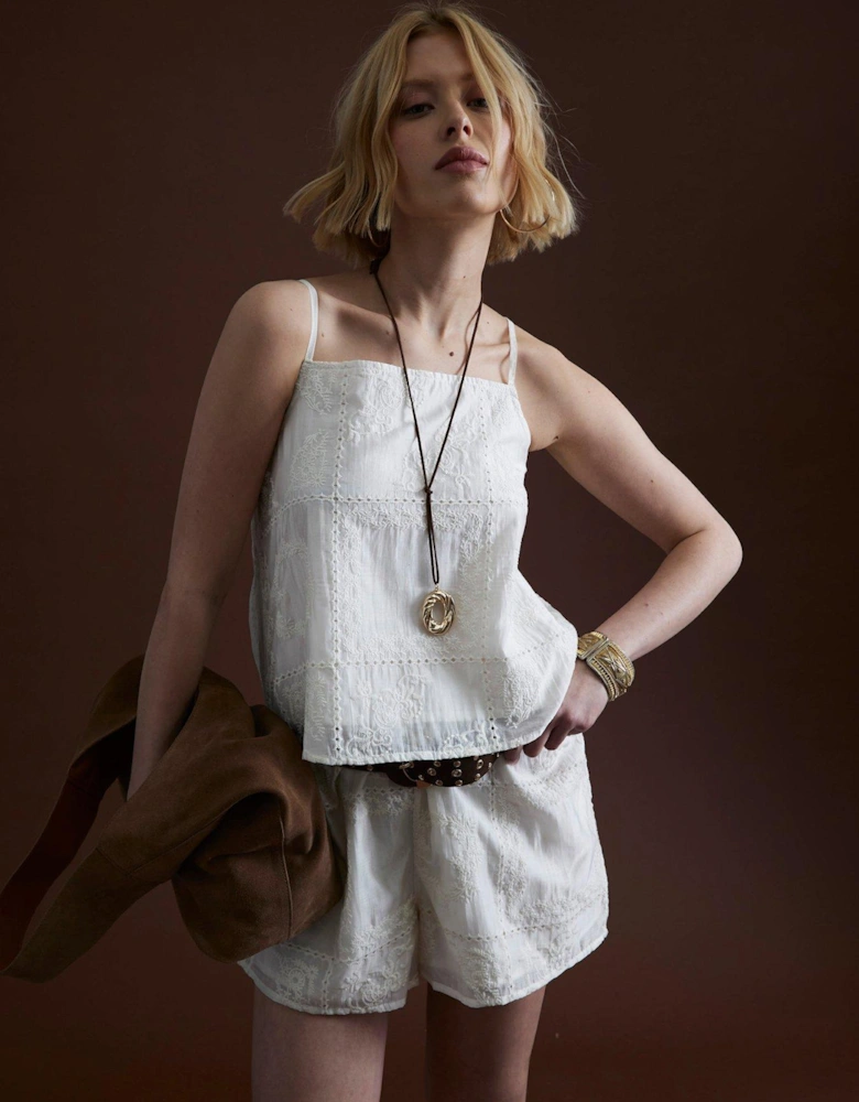 Hankerchief Cami - Cream