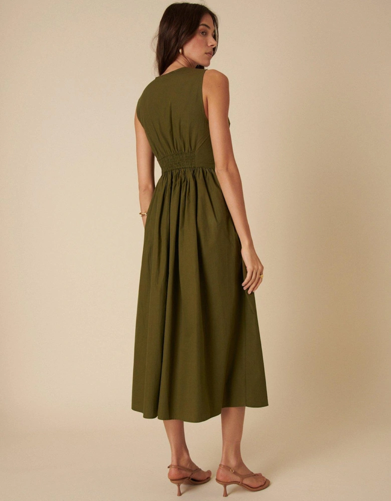 Oak Midi Dress - Khaki