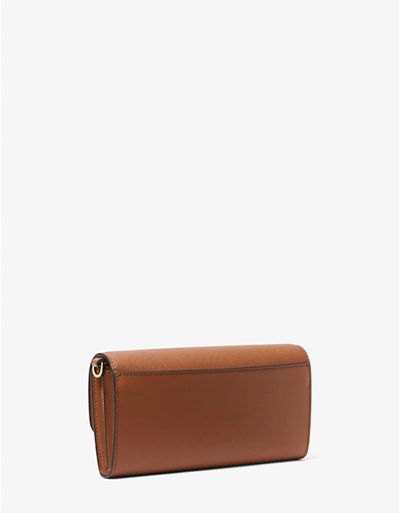 Jet Set Large Saffiano Leather Convertible Crossbody Bag