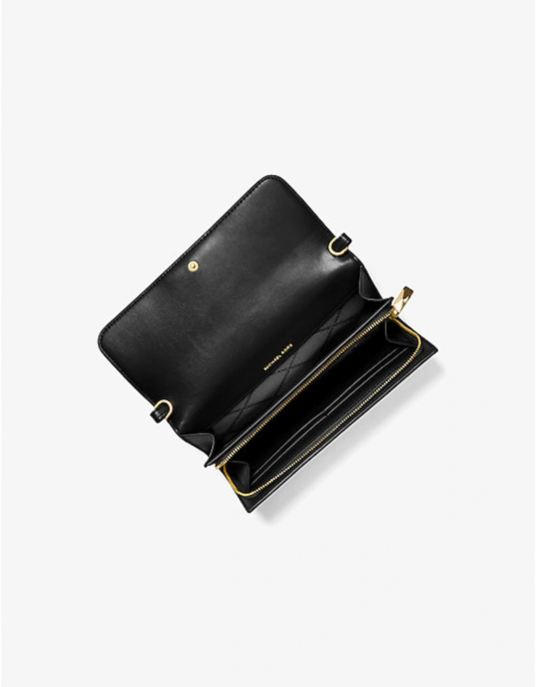 Jet Set Large Saffiano Leather Convertible Crossbody Bag