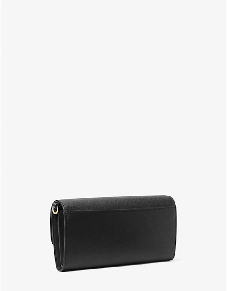 Jet Set Large Saffiano Leather Convertible Crossbody Bag