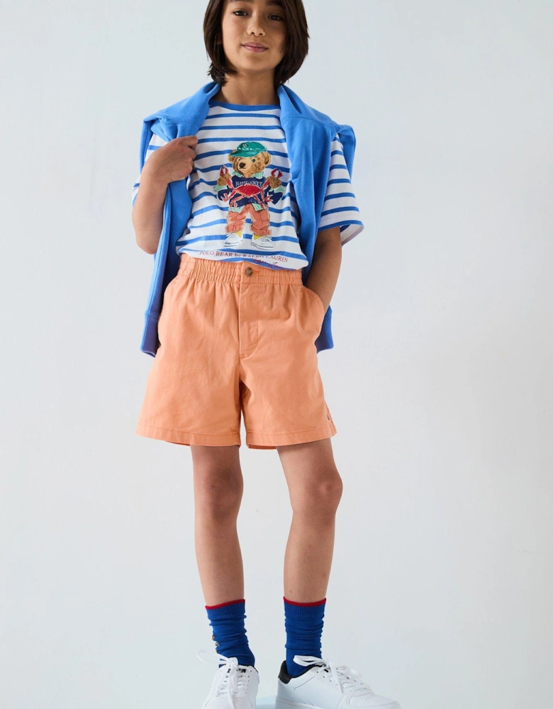 Boys Prepster Shorts - Orange