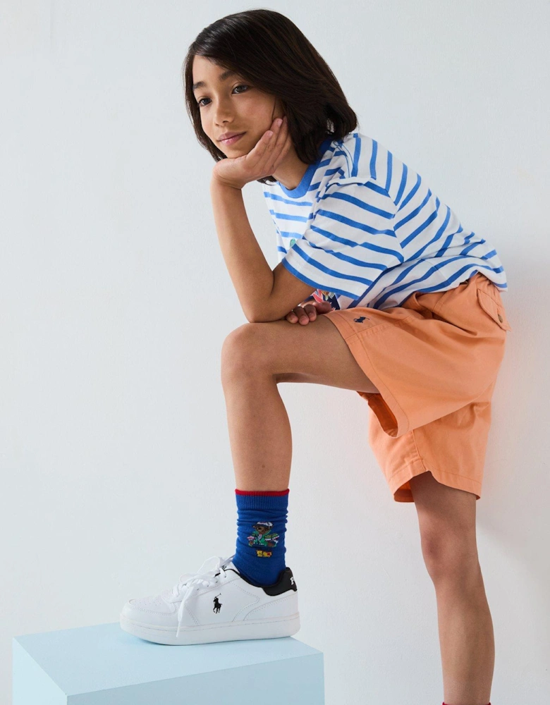 Boys Prepster Shorts - Orange
