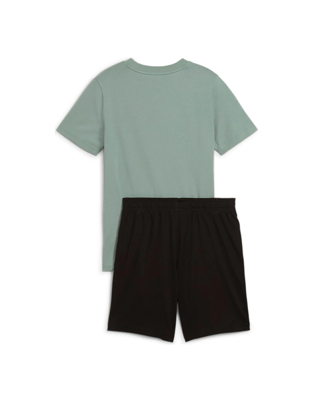 Junior Unisex T-Shirt and Short Set - Black/Green
