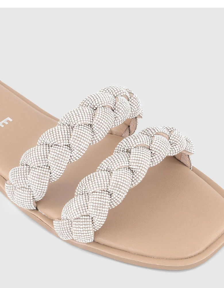 Secretly Embellished Sandals - Silver