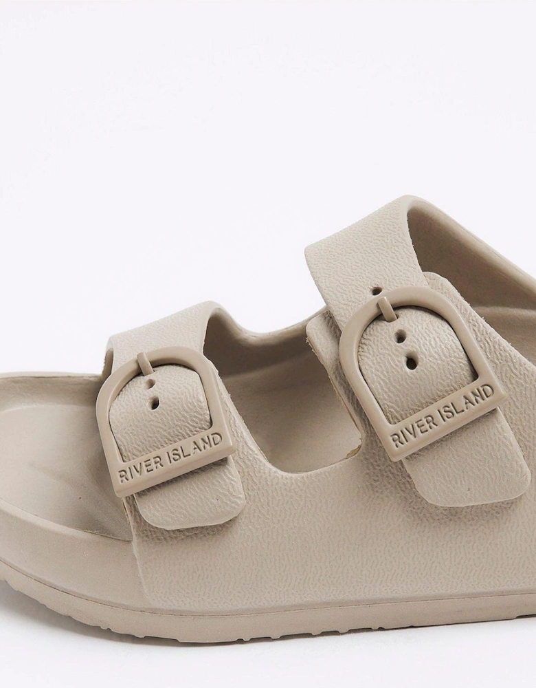 Boys Double Strap Sandals - Stone