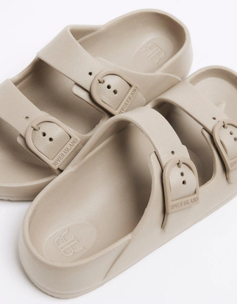Boys Double Strap Sandals - Stone