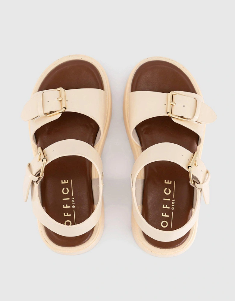 Gemma - Double Buckle Chunky Sandal
