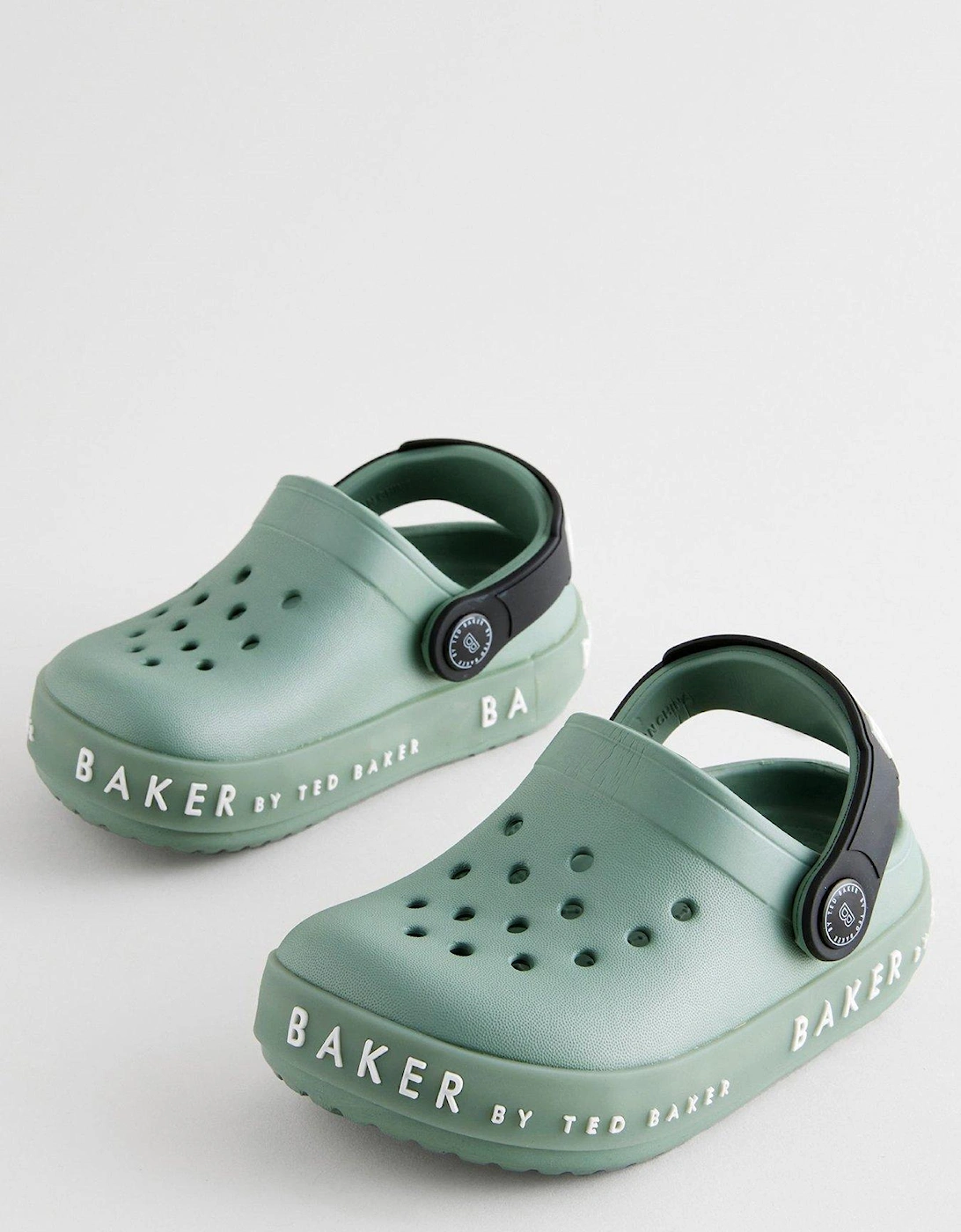 Unisex Kids Light Up Sling Back Clogs - Green