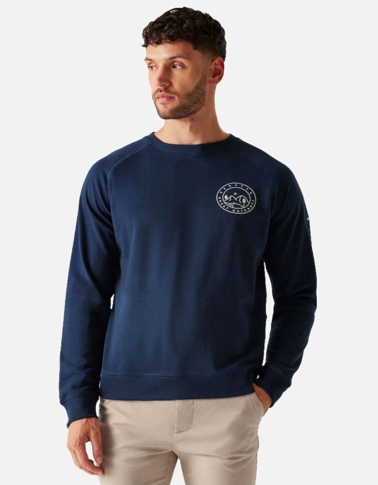 Mens Nithsdale Cotton Blend Crewneck Sweatshirt
