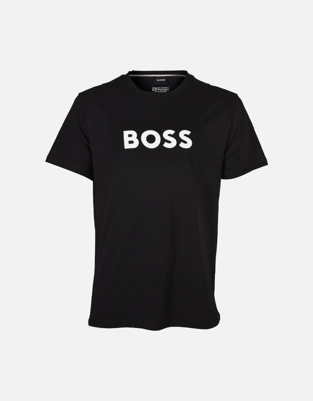 Logo Print UV-Absorbent Beachwear T-Shirt, Black, 4 of 3