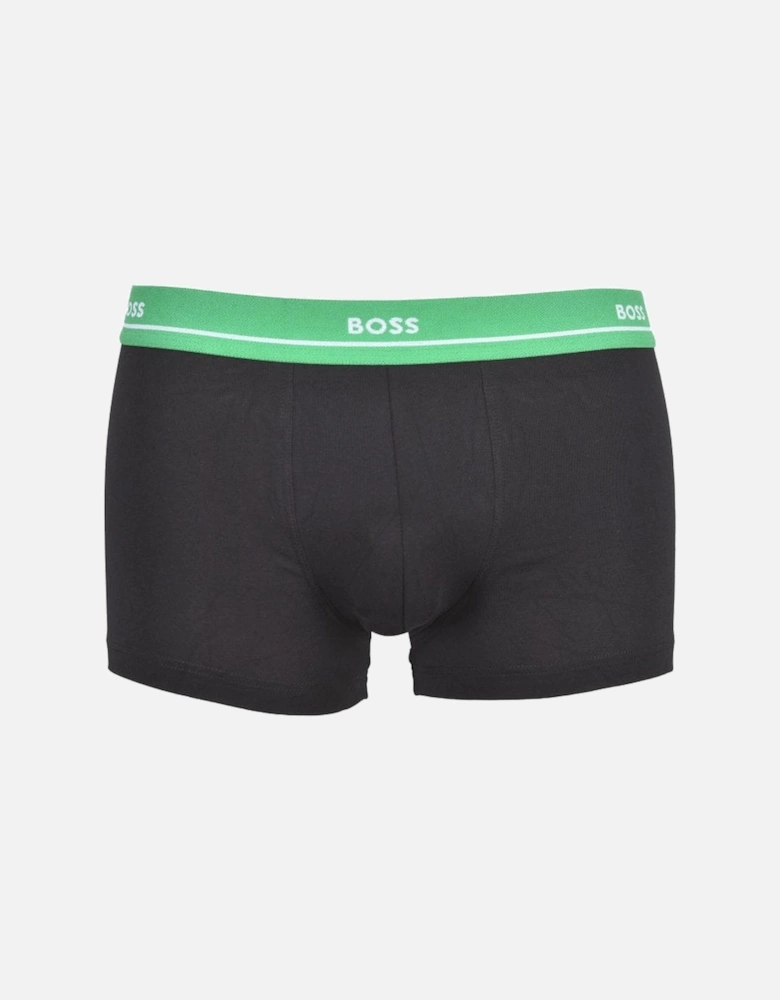 5-Pack Classic Boxer Trunks, Black/multicolours