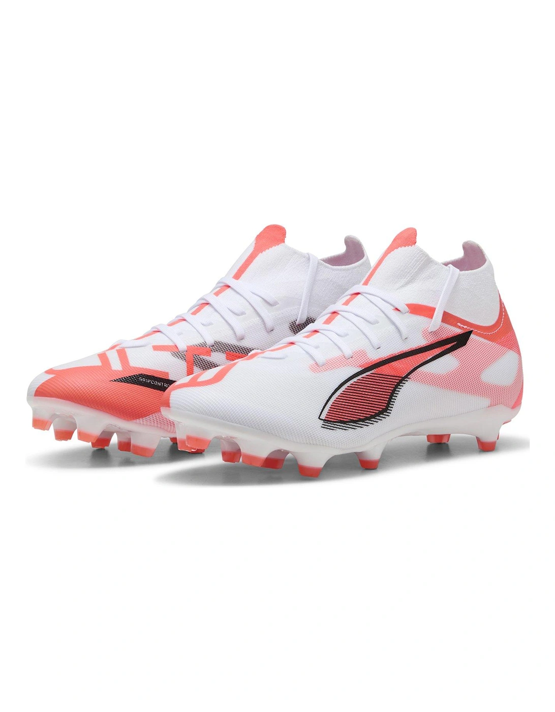 Womens Ultra 5 Match Laceless Firm Ground Football Boots - White