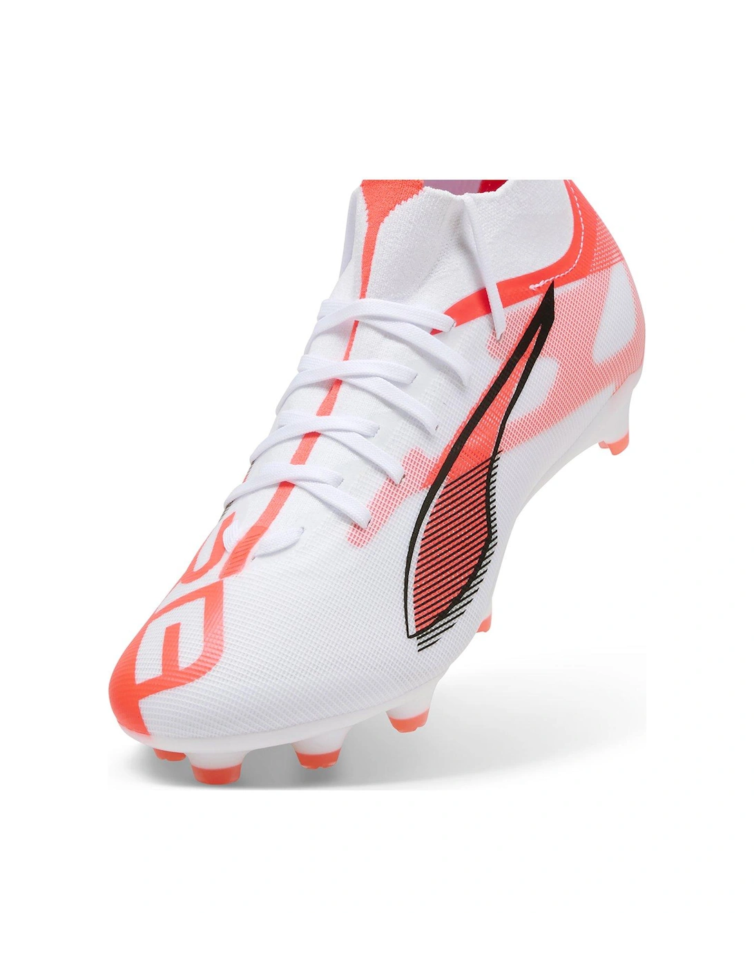 Womens Ultra 5 Match Laceless Firm Ground Football Boots - White