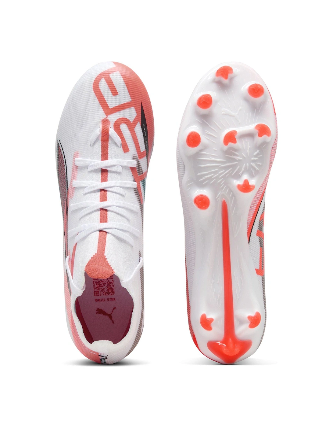 Womens Ultra 5 Match Laceless Firm Ground Football Boots - White