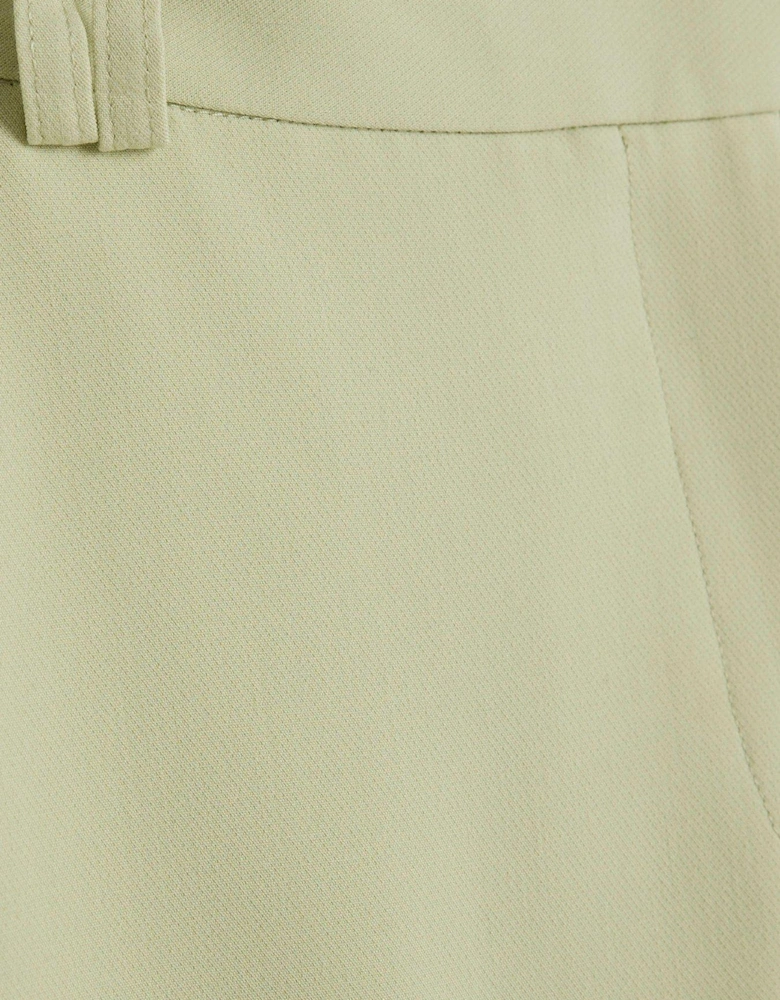 Petite Slim Flare Trouser - Light Green