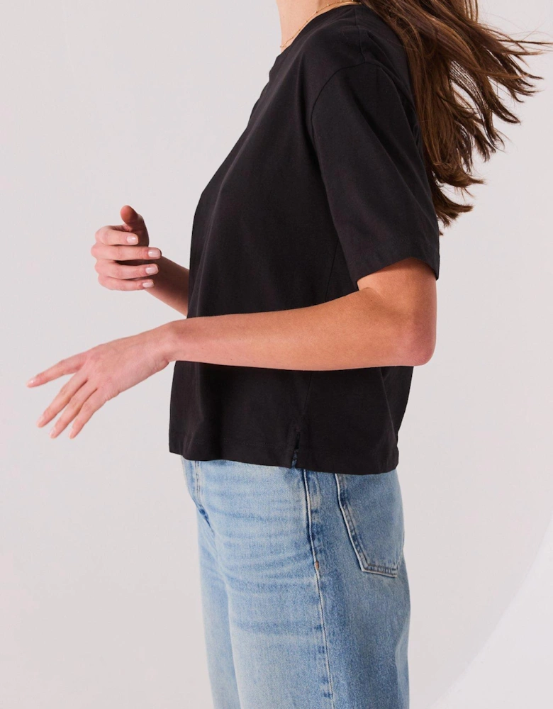 Relaxed Fit Tee - Black