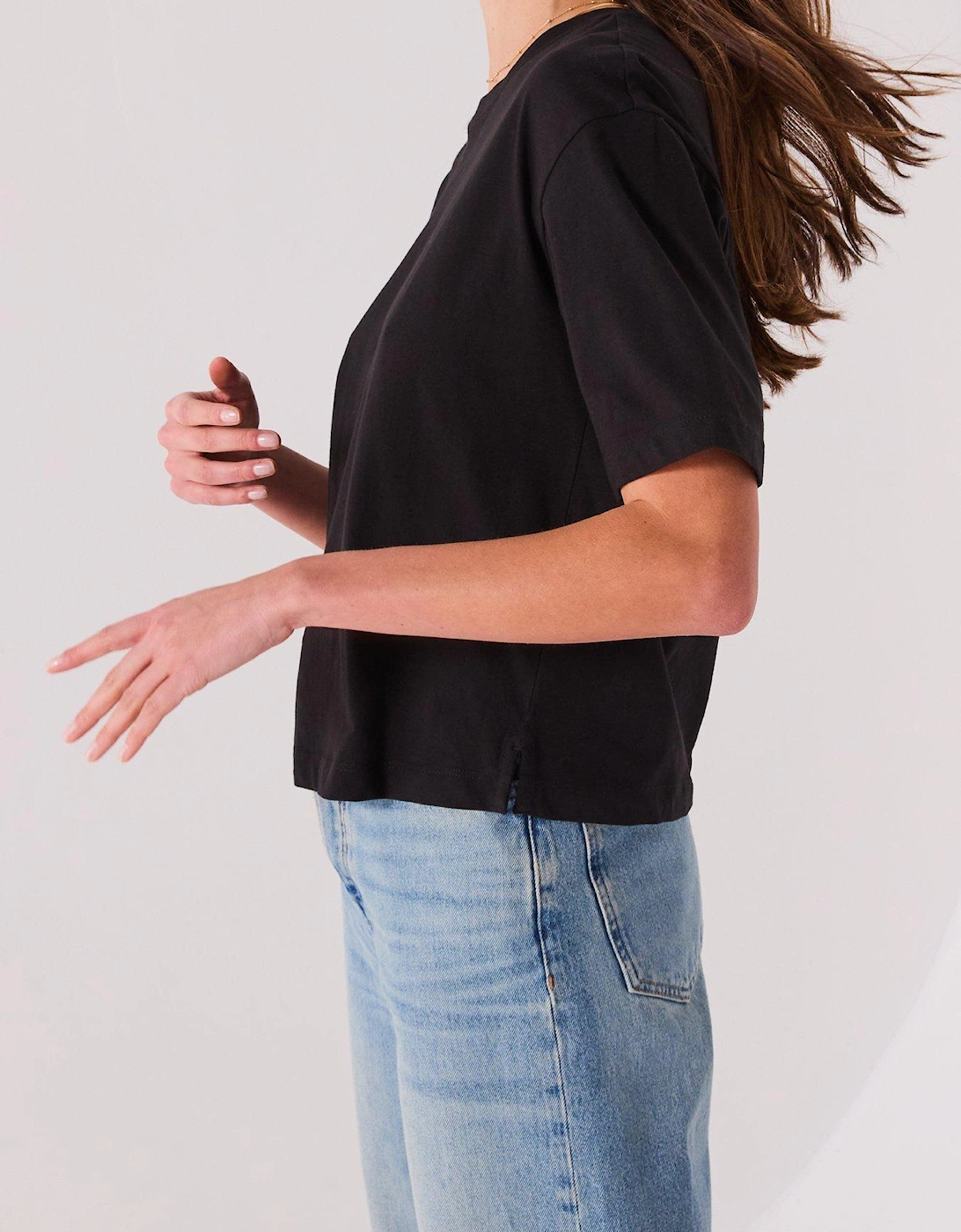 Relaxed Fit Tee - Black