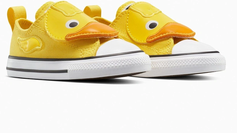 Toddler Ox Trainers - Egret/Lt Jellyfish Jitter/White