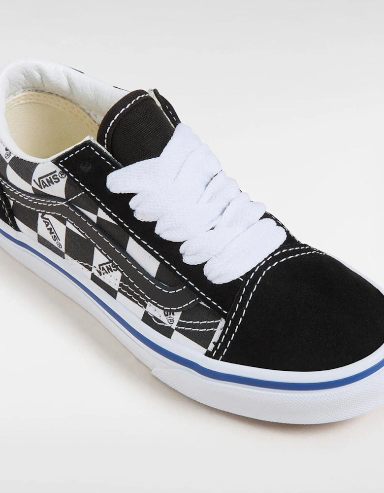 Kid's Old Skool Trainers - Black/White