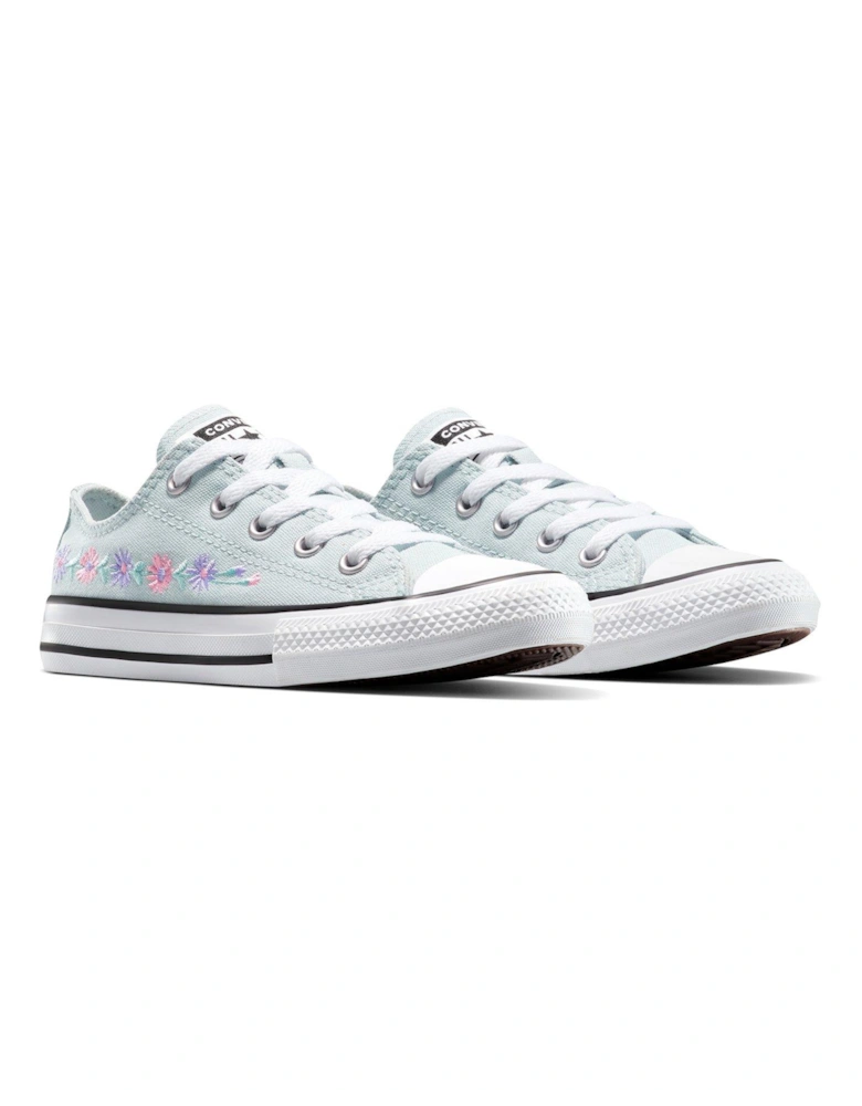 Kids Ox Trainers - Blue - Court Purple/Violet Heat/White