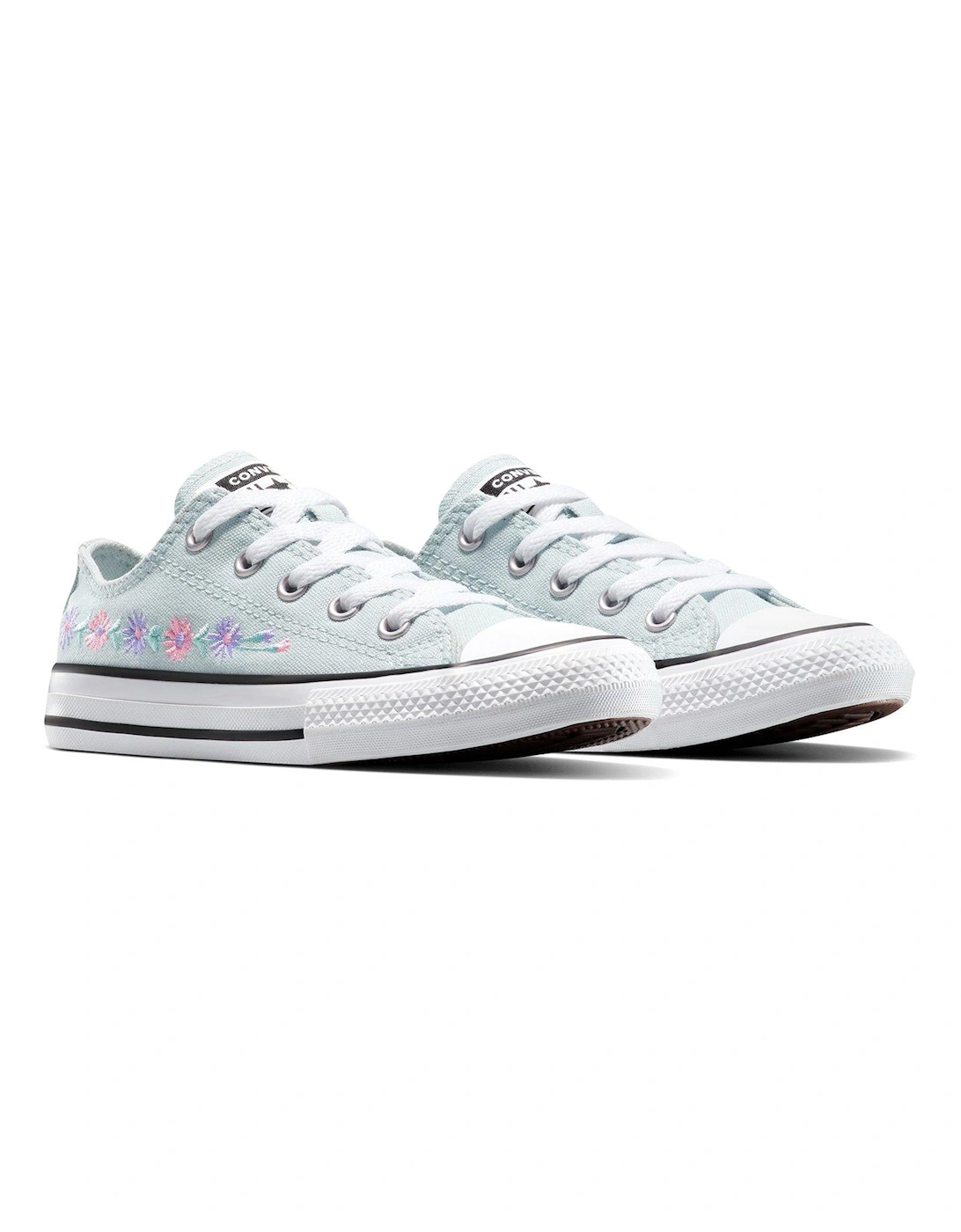 Kids Ox Trainers - Blue - Court Purple/Violet Heat/White
