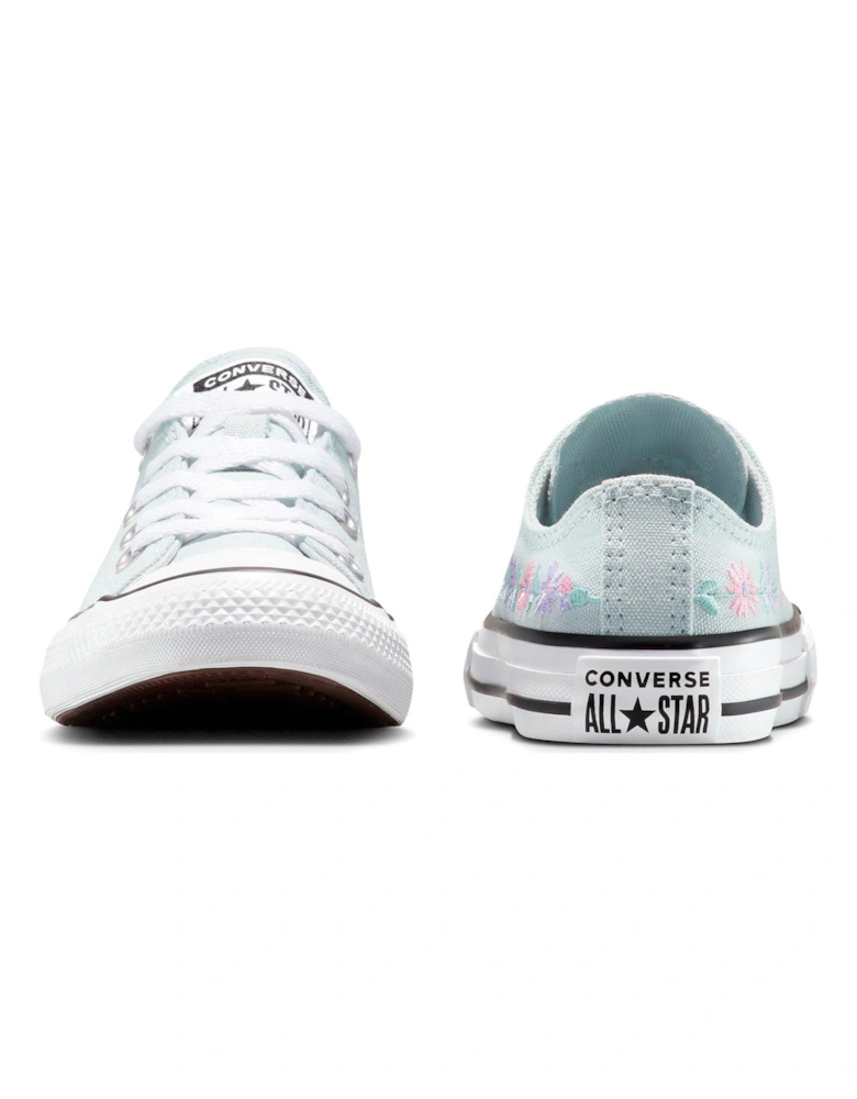 Kids Ox Trainers - Blue - Court Purple/Violet Heat/White